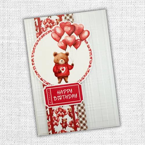 Paper Rose Studio Winter Plaid 3D Embossing Folder 32289