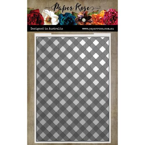 Paper Rose Studio Buffalo Plaid 3D Embossing Folder 32952