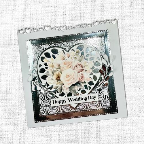 Paper Rose Studio Wedding Joy Silver Foil 6x6 Paper Collection 34554