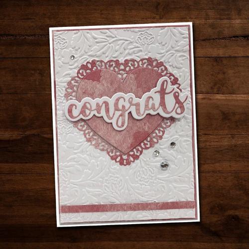 Paper Rose Studio Sweet Vines 3D Embossing Folder 21477