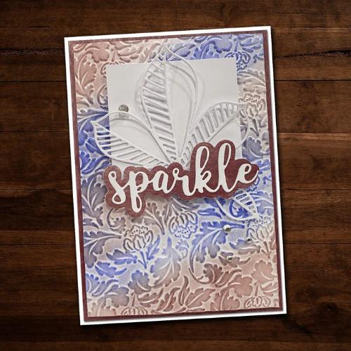 Paper Rose Studio Sweet Vines 3D Embossing Folder 21477