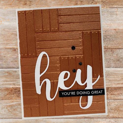 Paper Rose Studio Wood Panels 3D Embossing Folder 21480