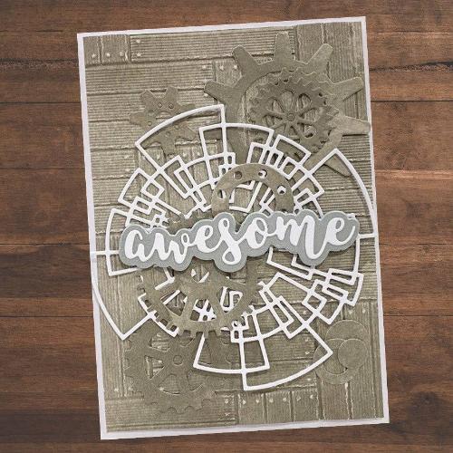 Paper Rose Studio Wood Panels 3D Embossing Folder 21480