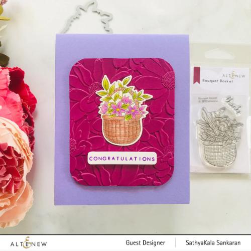 Altenew Daisy Bed 3D Embossing Folder