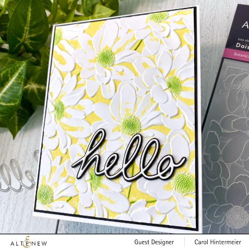 Altenew Daisy Bed 3D Embossing Folder