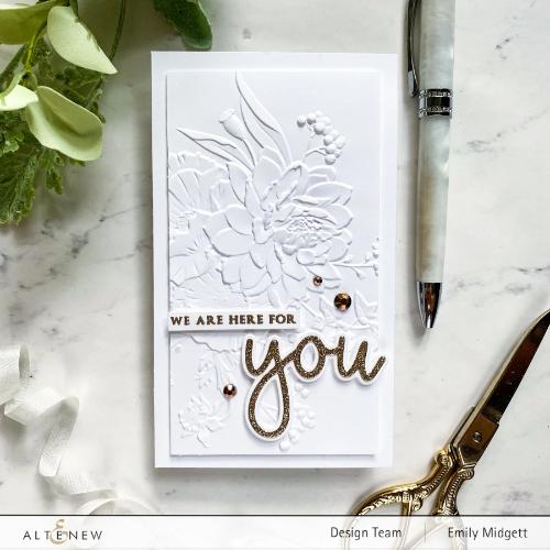 Altenew Spring Blossoms 3D Embossing Folder