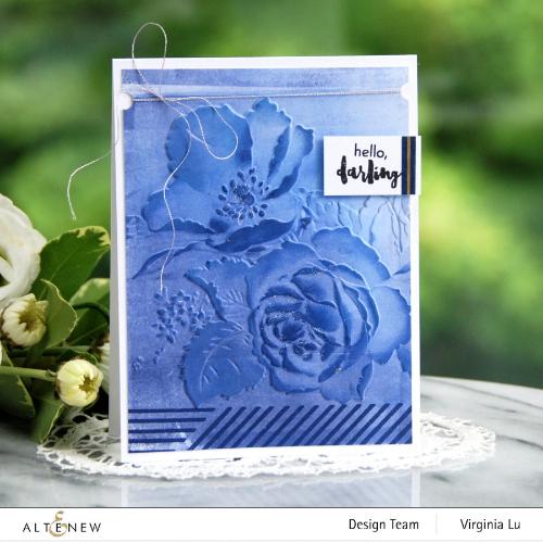 Altenew Rose Bouquet 3D Embossing Folder