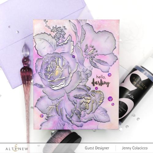 Altenew Rose Bouquet 3D Embossing Folder