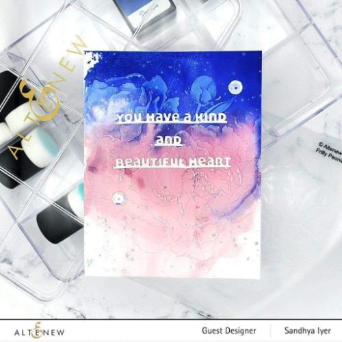 Altenew Frilly Peonies 3D Embossing Folder