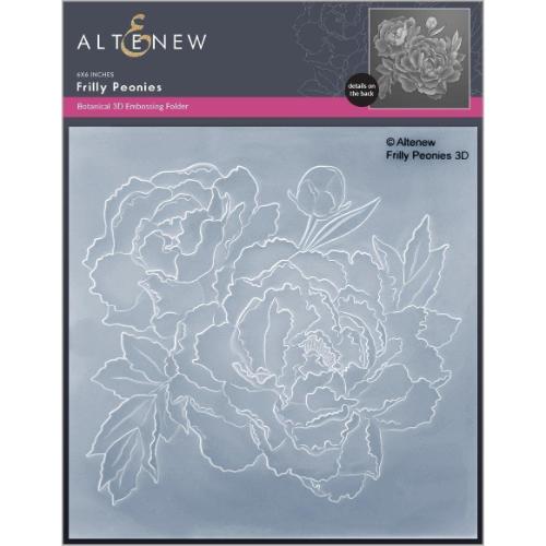 Altenew Frilly Peonies 3D Embossing Folder