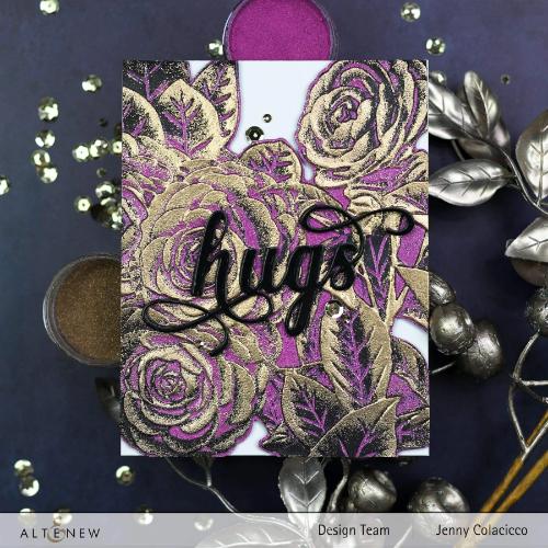 Altenew Pink Perfection Camellia 3D Embossing Folder