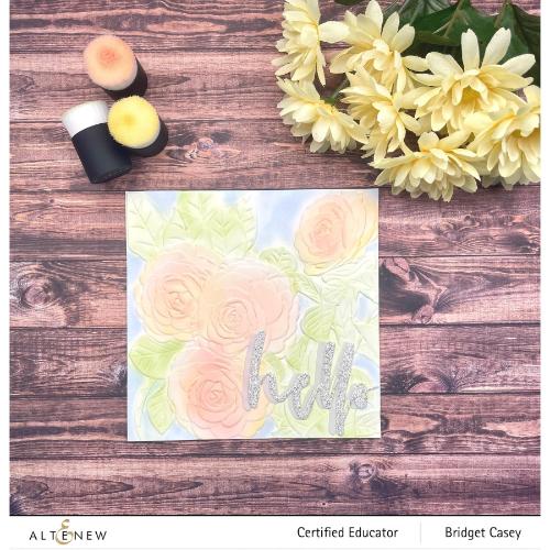 Altenew Pink Perfection Camellia 3D Embossing Folder