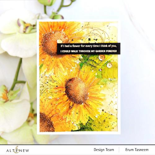 Altenew Sunflower Bundle 3D Embossing Folder