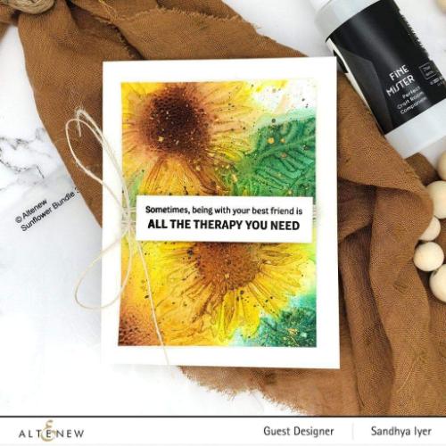 Altenew Sunflower Bundle 3D Embossing Folder