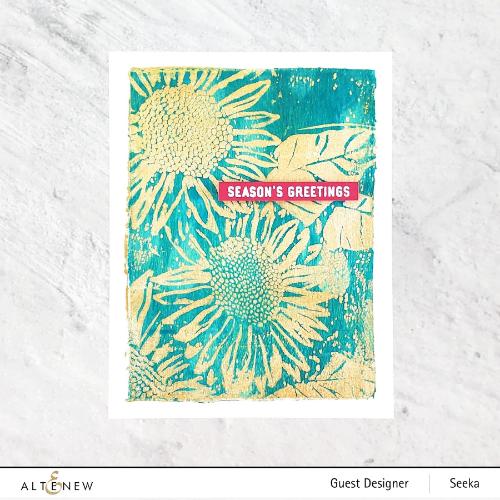 Altenew Sunflower Bundle 3D Embossing Folder