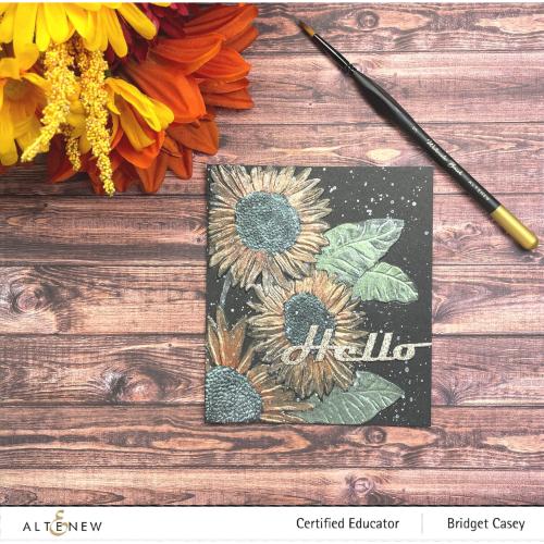 Altenew Sunflower Bundle 3D Embossing Folder