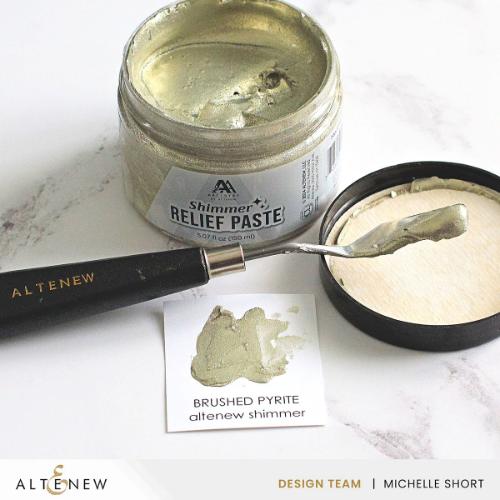 Altenew Shimmer Relief Paste - Brushed Pyrite