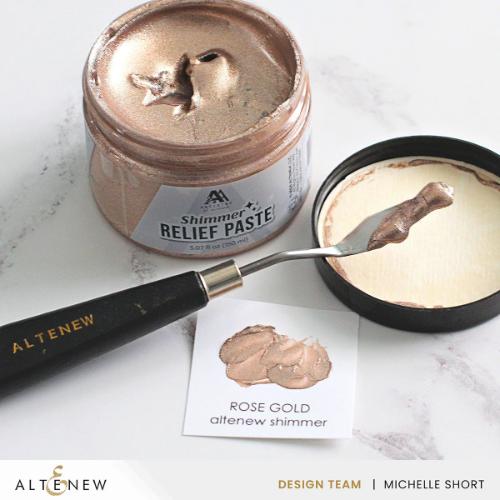 Altenew Shimmer Relief Paste - Rose Gold