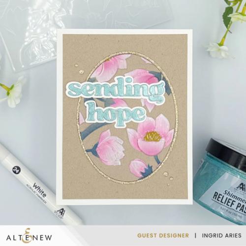 Altenew Shimmer Relief Paste - Sea Beryl