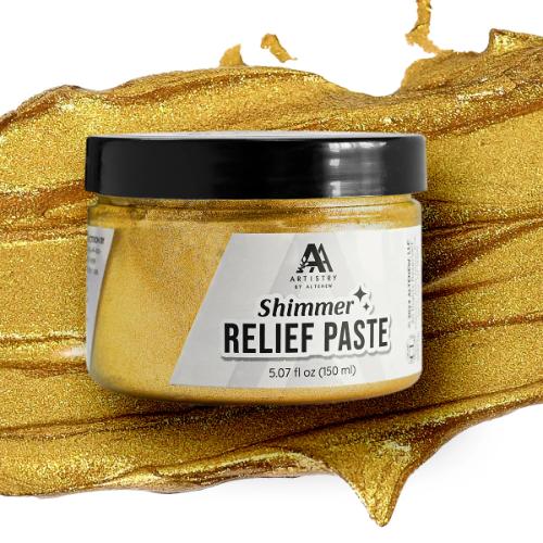 Altenew Shimmer Relief Paste - Mayan Gold