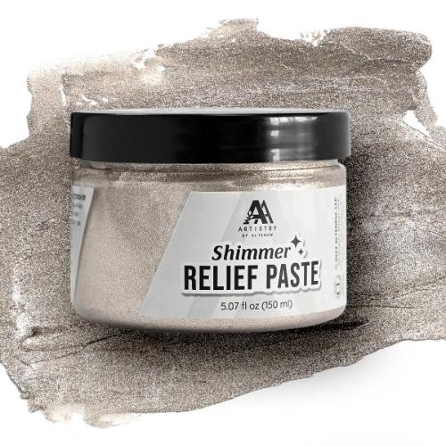 Altenew Shimmer Relief Paste - Burnished Platinum