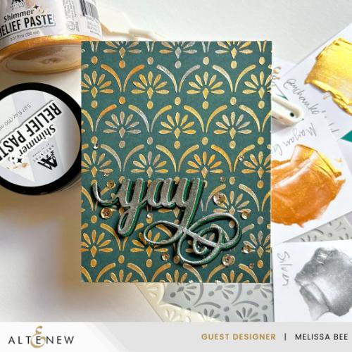 Altenew Shimmer Relief Paste - Silver