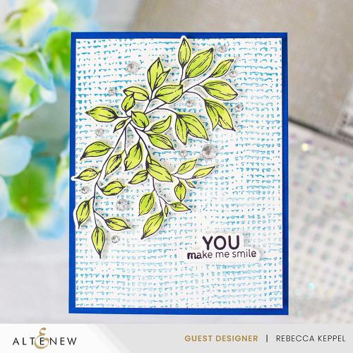 Altenew Essential Textures: Rustic Burlap Press Plate Set