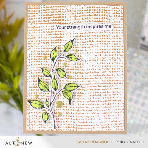 Altenew Essential Textures: Rustic Burlap Press Plate Set