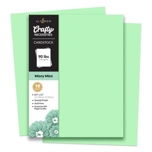Altenew Minty Mint Cardstock (10 sheets/set)