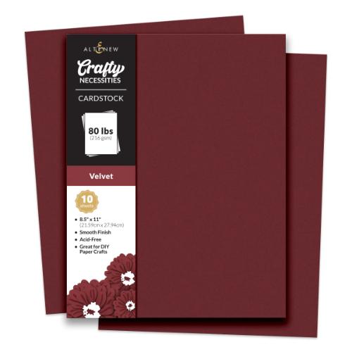 Altenew Velvet Cardstock (10 sheets/set)