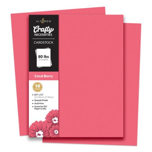 Altenew Coral Berry (10 sheets/set)