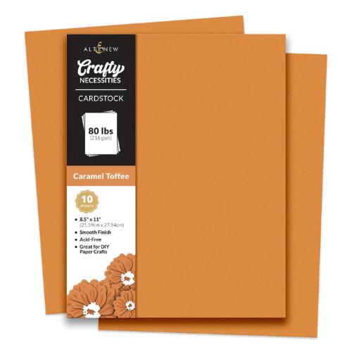 Altenew Caramel Toffee Cardstock (10 sheets/set)
