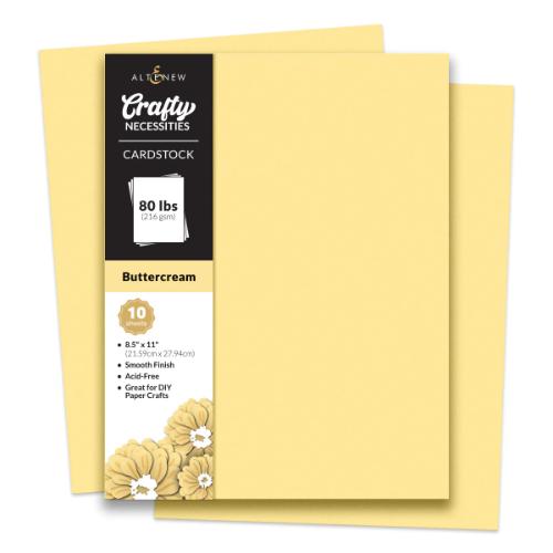 Altenew Buttercream Cardstock (10 sheets/set)