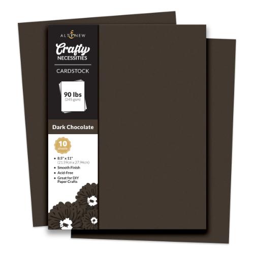 Altenew Dark Chocolate Cardstock (10 sheets/set)