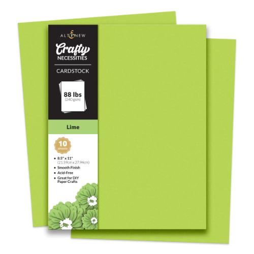 Altenew Lime Cardstock (10 sheets/set)