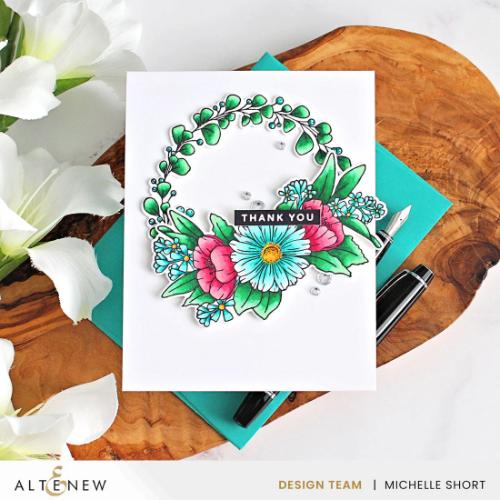 Altenew One-Go: Solid Sentiment Strips - Die Set