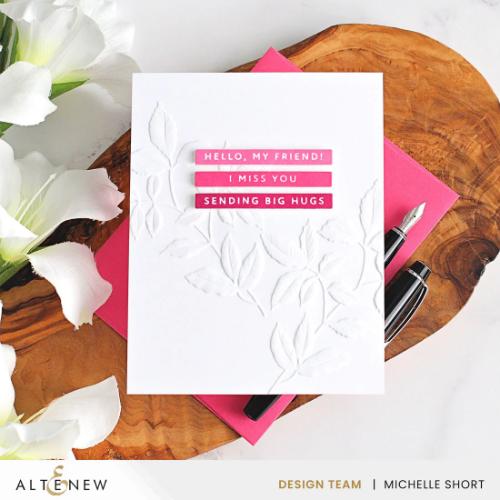 Altenew One-Go: Solid Sentiment Strips - Die Set