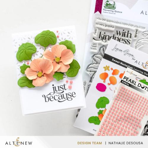 Altenew Coral Pearl Dots