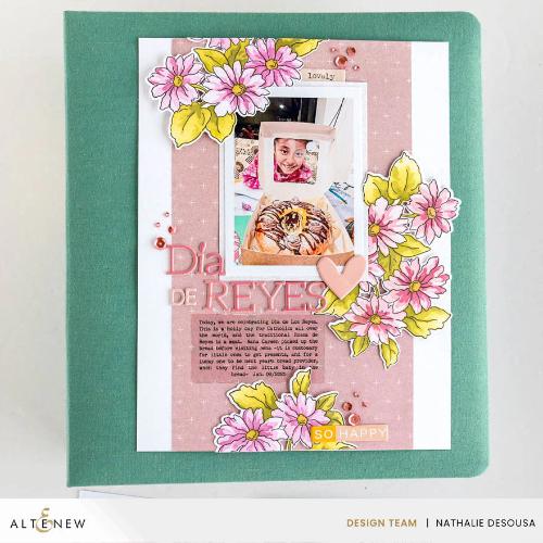 Altenew Stellar Sequins Peony Gold