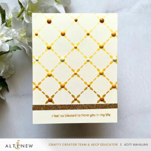 Altenew Lattice Blossoms Stencil