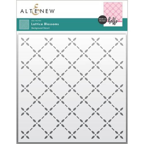 Altenew Lattice Blossoms Stencil