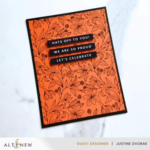 Altenew One-Go: Solid Sentiment Strips 2 Press Plate (Celebration Edition)