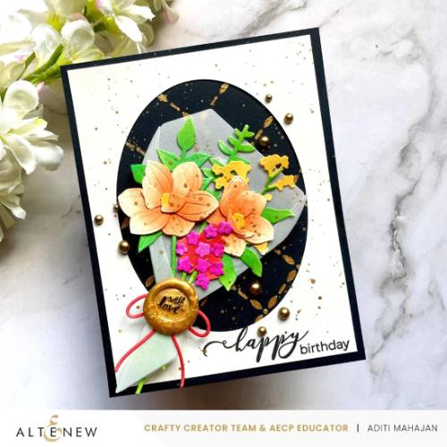 Altenew Parchment Bouquet Layering Die Set