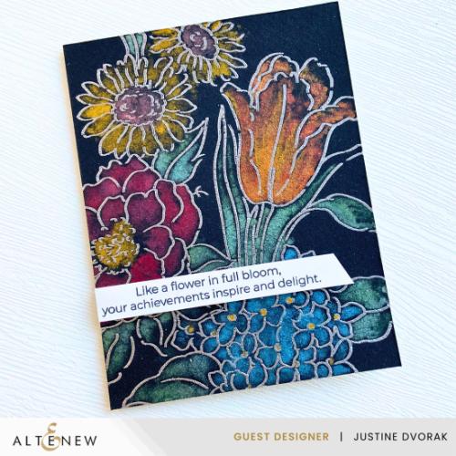 Altenew Stamp & Paint: One Happy Bouquet Stamp Set