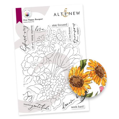 Altenew Stamp & Paint: One Happy Bouquet Stamp Set