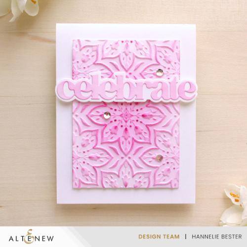 Altenew Blooming Doily Charm 3D Embossing Folder