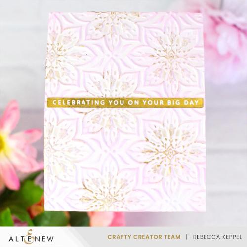 Altenew Blooming Doily Charm 3D Embossing Folder