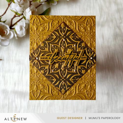 Altenew Blooming Doily Charm 3D Embossing Folder