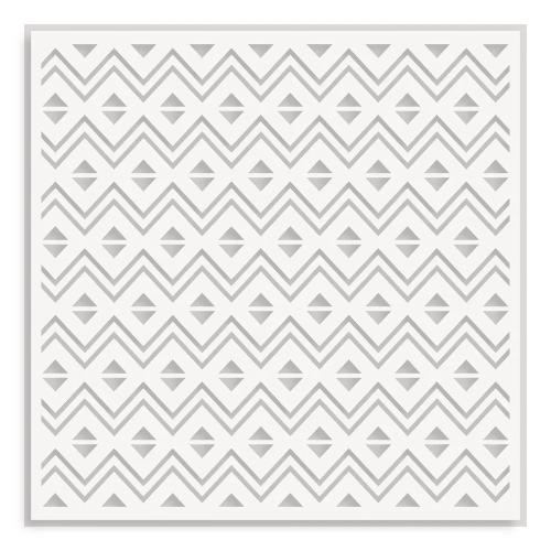 Altenew Heritage Chevron Weaves Stencil