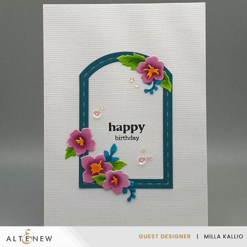 Altenew Mini Delight: Regal Frame Stamp & Die Set
